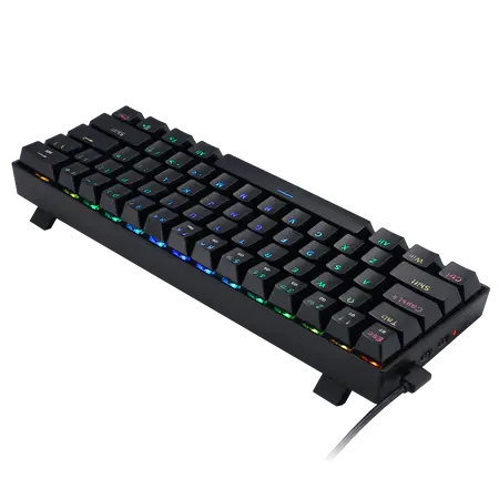 Redragon K530 PRO Draconic 60% Compact RGB Wireless Mechanical Keyboard, 61 Keys Tenkeyless Designed 5.0 Bluetooth Gaming Keyboard and 16.8 Million RGB Lighting for PC, Tablet, Cell Phone  المتحدة للألكترونيات