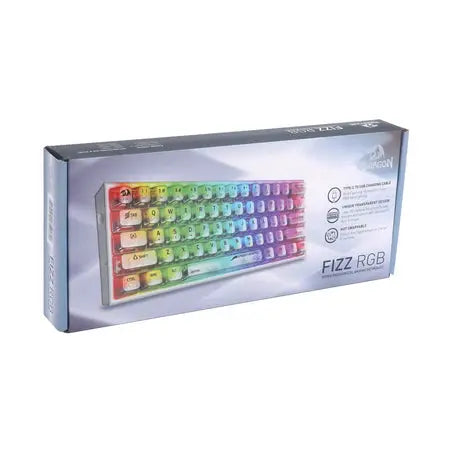 Redragon K617CT-RGB 60% Wired RGB Gaming Keyboard - المتحدة للألكترونيات