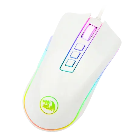 Redragon M711 Cobra White Gaming Mouse with 16.8 Million RGB Color Backlit  المتحدة للألكترونيات