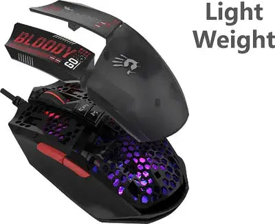 Bloody W60 Mini Max LIGHTWEIGHT RGB GAMING MOUSE  المتحدة للألكترونيات