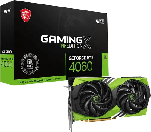 MSI GeForce RTX 4060 GAMING X NV EDITION 8G VGA Card - المتحدة للألكترونيات