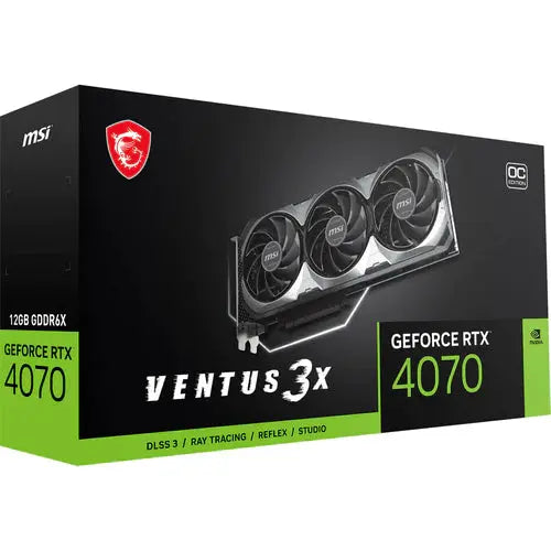 MSI GeForce RTX 4070 VENTUS 3X 12G OC Graphics Card - المتحدة للألكترونيات