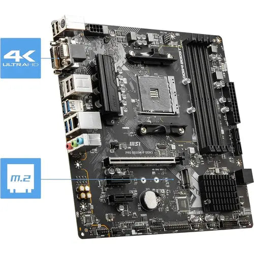 MSI PRO B550M-P GEN3 Motherboard - المتحدة للألكترونيات