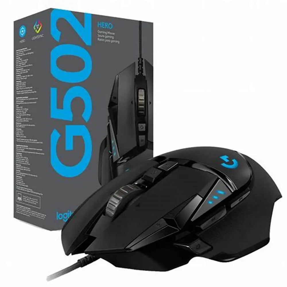 Logitech G502 HERO Gaming Mouse - المتحدة للألكترونيات