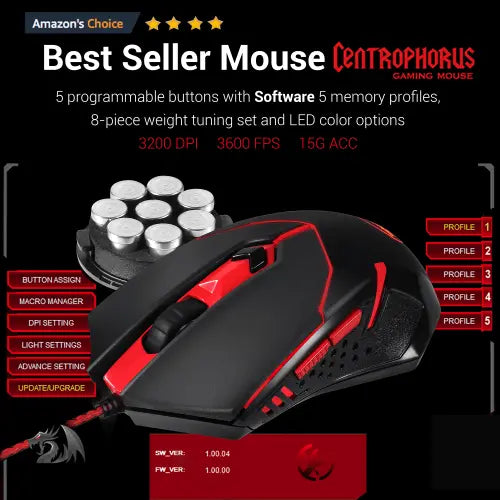 Redragon S101Wired RGB combo Keyboard ,Mouse, Mouse Pad, Headset كت ماوس كيبورد ريدراكون - المتحدة للألكترونيات