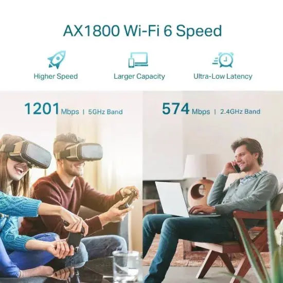 TP-Link AX1800 Wi-Fi 6 Range Extender (RE605X) - المتحدة للألكترونيات