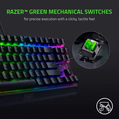 Razer BlackWidow V3 Tenkeyless Mechanical Gaming Keyboard - المتحدة للألكترونيات