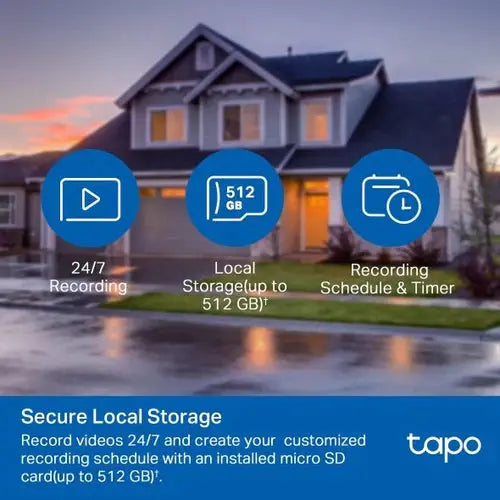 Tapo C500 Outdoor Pan/Tilt Security WiFi Camera كامرة تابو - المتحدة للألكترونيات