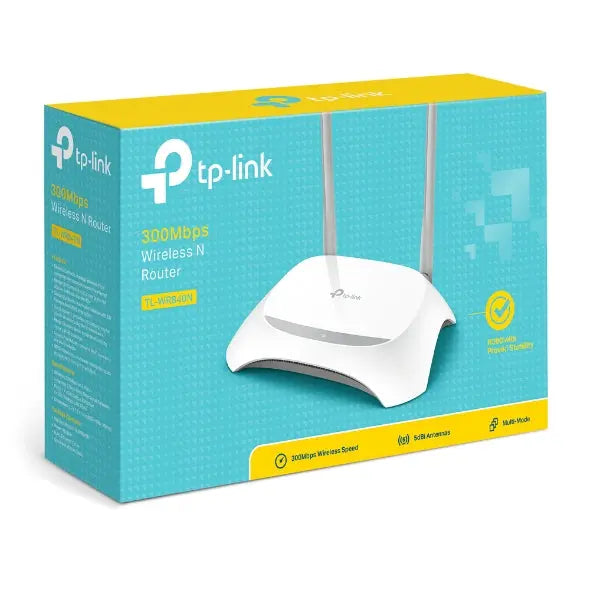 TP-LINK 300Mbps Wireless N Router TL-WR840N V6.20 - المتحدة للألكترونيات