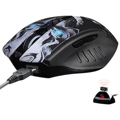 Bloody R80 Plus Skull Wireless Mouse  المتحدة للألكترونيات