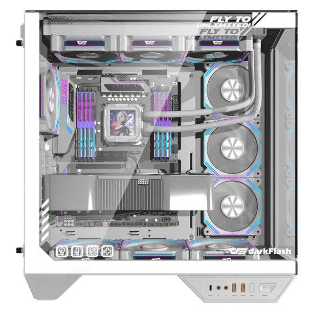DarkFlash DY470 Case (White)