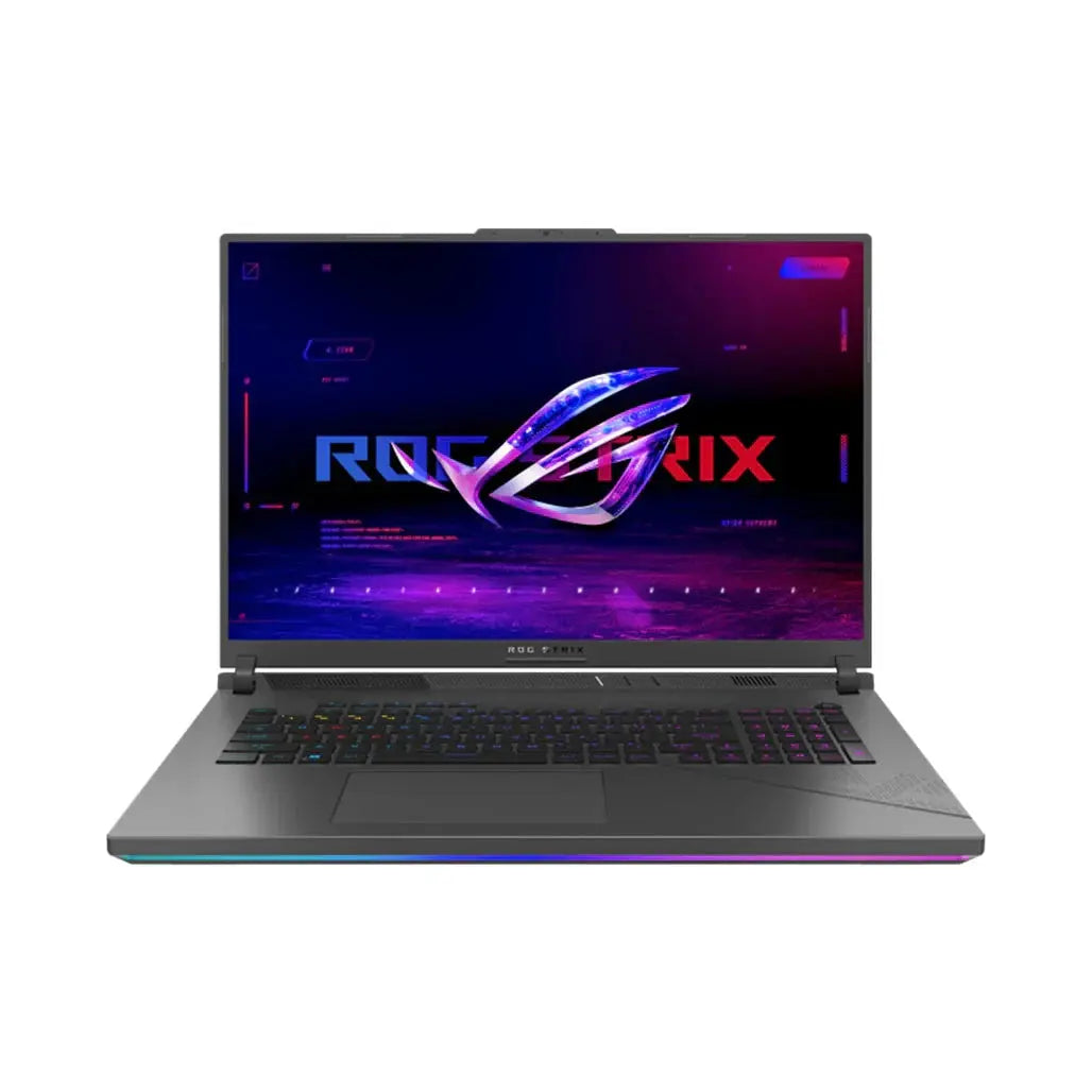 Asus ROG Strix SCAR G18 G814JIR-N6080 (2024), Intel Core i9-14900HX, RAM 32GB, 1TB SSD NVMe, NVIDIA RTX 4070 8GB, 18.0 2.5K+ WQXGA 240Hz IPS, ECLIPSE GRAY - المتحدة للألكترونيات