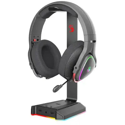 Bloody GS2 RGB Gaming Headset Stand With 3x USB 2.0, 1x AUX 4-Pin 3.5mm  المتحدة للألكترونيات