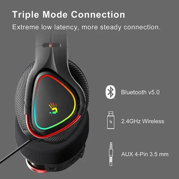 Bloody MR710 Wireless RGB Gaming Headset for Xbox, PS4/5 سماعات كيمنك بلودي - المتحدة للألكترونيات