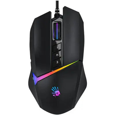 Bloody W60 Max RGB Optical Gaming Mouse - 10000 CPI  المتحدة للألكترونيات