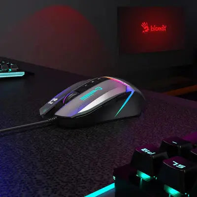 Bloody W60 Max RGB Optical Gaming Mouse - 10000 CPI  المتحدة للألكترونيات