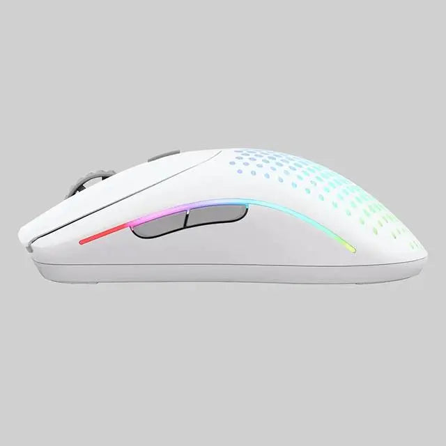 Glorious (Model O2) Wireless Gaming Mouse (Glossy White) ماوس كلوريس - المتحدة للألكترونيات