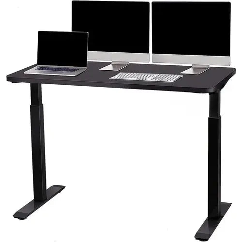 Avetron Electric Single Motor Sit Stand Automatic Height Adjustable Office Home PC Gaming Desk Table  المتحدة للألكترونيات