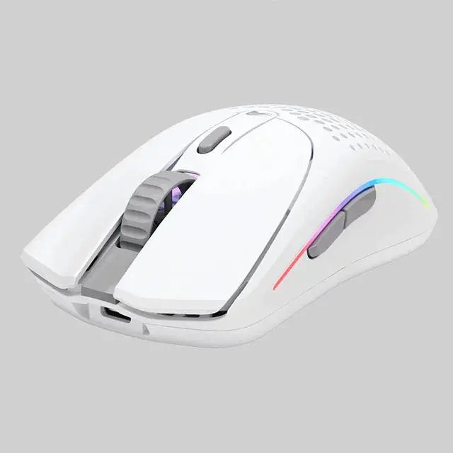 Glorious (Model O2) Wireless Gaming Mouse (Glossy White) ماوس كلوريس - المتحدة للألكترونيات