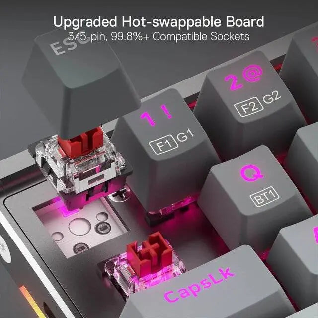 Redragon K641-WG Chaco RGB Keyboard (Type-C) - المتحدة للألكترونيات