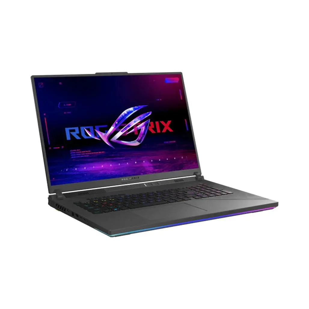 Asus ROG Strix SCAR G18 G814JIR-N6080 (2024), Intel Core i9-14900HX, RAM 32GB, 1TB SSD NVMe, NVIDIA RTX 4070 8GB, 18.0 2.5K+ WQXGA 240Hz IPS, ECLIPSE GRAY - المتحدة للألكترونيات