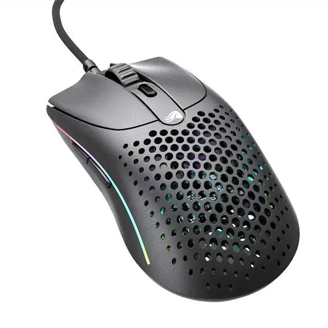 Glorious (Model O2) Wired Gaming Mouse (Glossy Black) ماوس كلوريس - المتحدة للألكترونيات