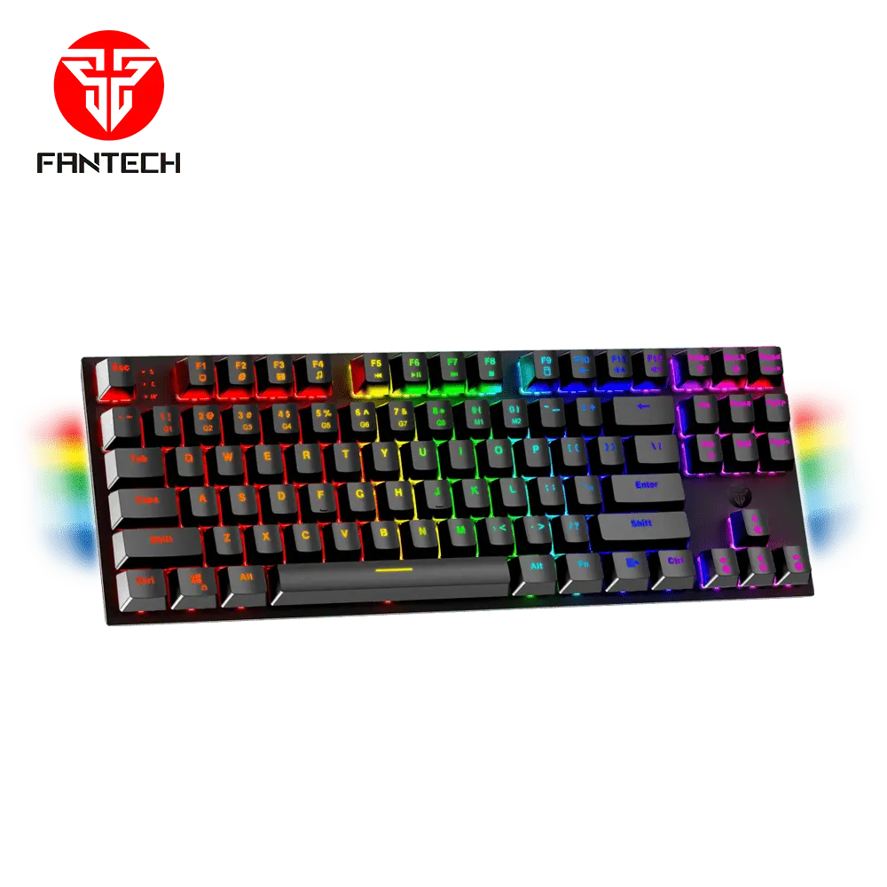 GAMING MECHANICAL KEYBOARD FANTECH MK856 MAXFIT87 BLACK (BLUE SWITCH) كيبورد فانتك ميكانيكي - المتحدة للألكترونيات