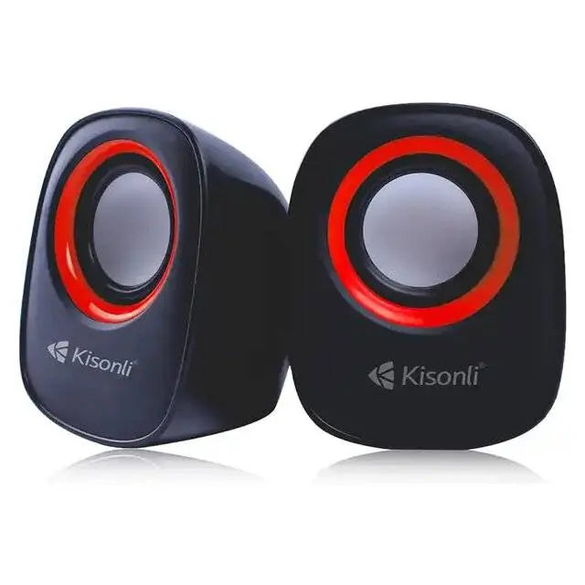 Kisonli V360 Speaker (Red) - المتحدة للألكترونيات