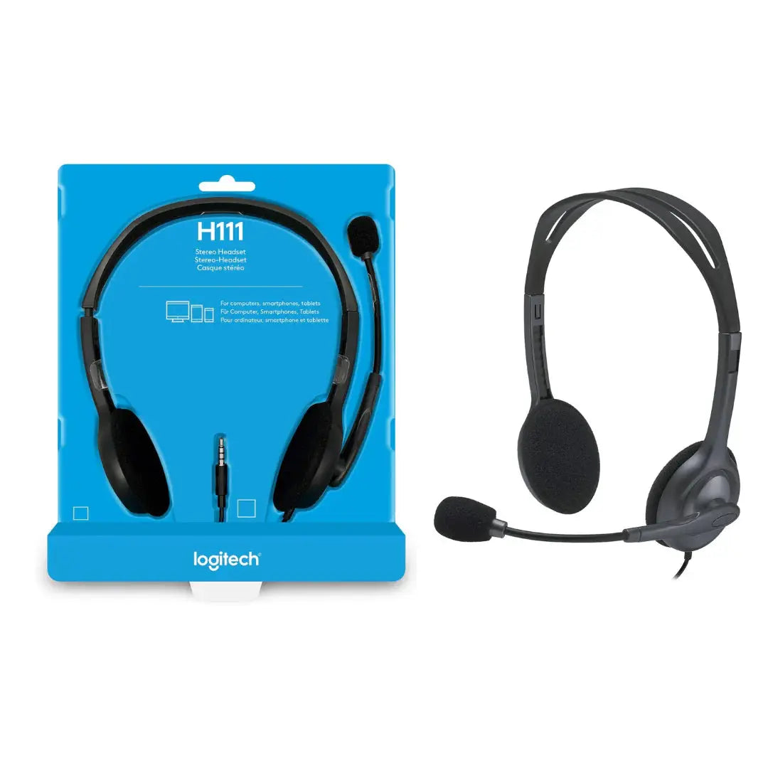 Logitech H111 Stereo Headset - المتحدة للألكترونيات