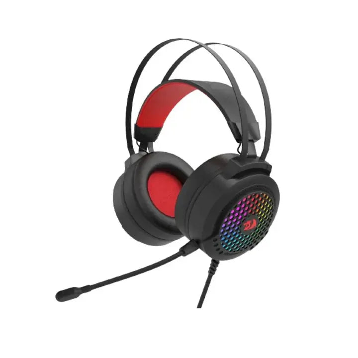 REDRAGON CARMEN H261 RGB GAMING HEADSET, PC, Xbox, PS4, PS5 - Black  المتحدة للألكترونيات