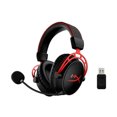 HyperX Cloud Alpha Wireless Over-Ear Gaming Headset (Black and Red)  المتحدة للألكترونيات