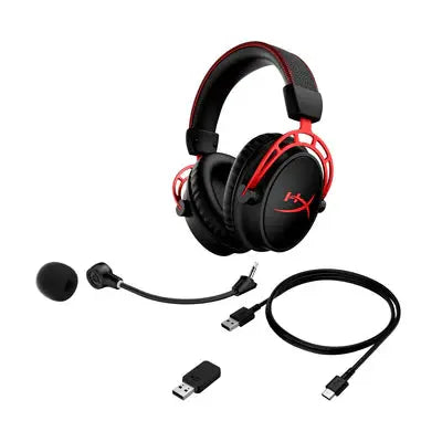 HyperX Cloud Alpha Wireless Over-Ear Gaming Headset (Black and Red)  المتحدة للألكترونيات