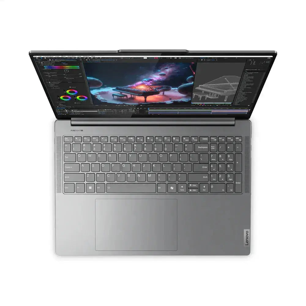 Lenovo Yoga Pro 7 14IMH9 14.5" 3K Laptop - Core Ultra 7 155H - 32GB RAM - 1TB SSD - Shared - Win 11 (Luna Grey)  المتحدة للألكترونيات