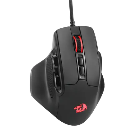 Redragon M806 Bullseye Gaming Mouse, 7 Programmable Buttons Wired RGB Gamer Mouse w/Ergonomic Natural Grip Build, Software Supports DIY Keybinds & Backlit  المتحدة للألكترونيات