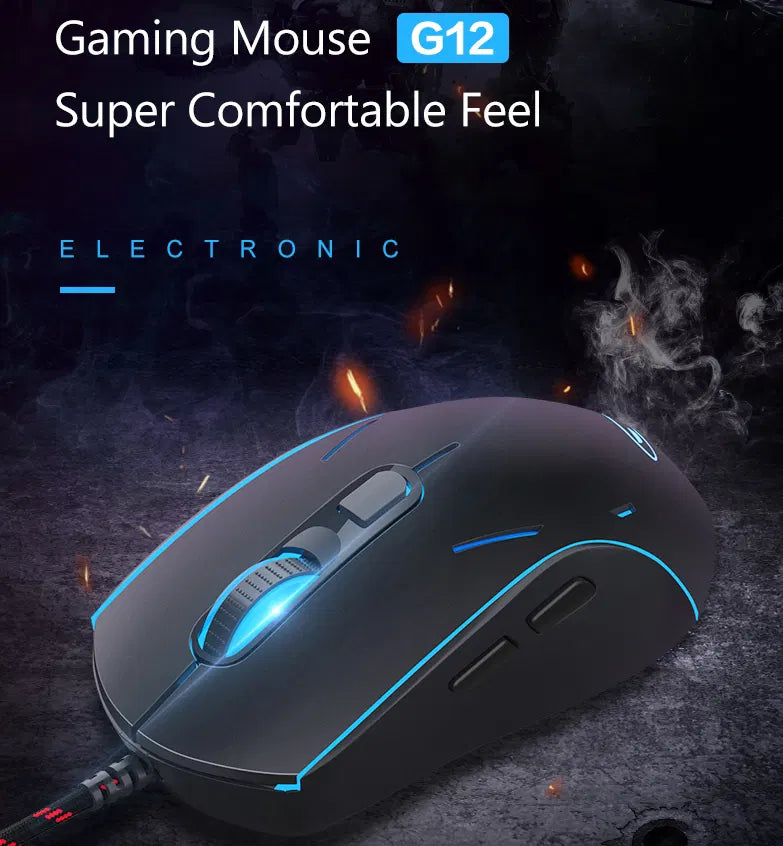 MageGee v12 Wired Mouse (Black)