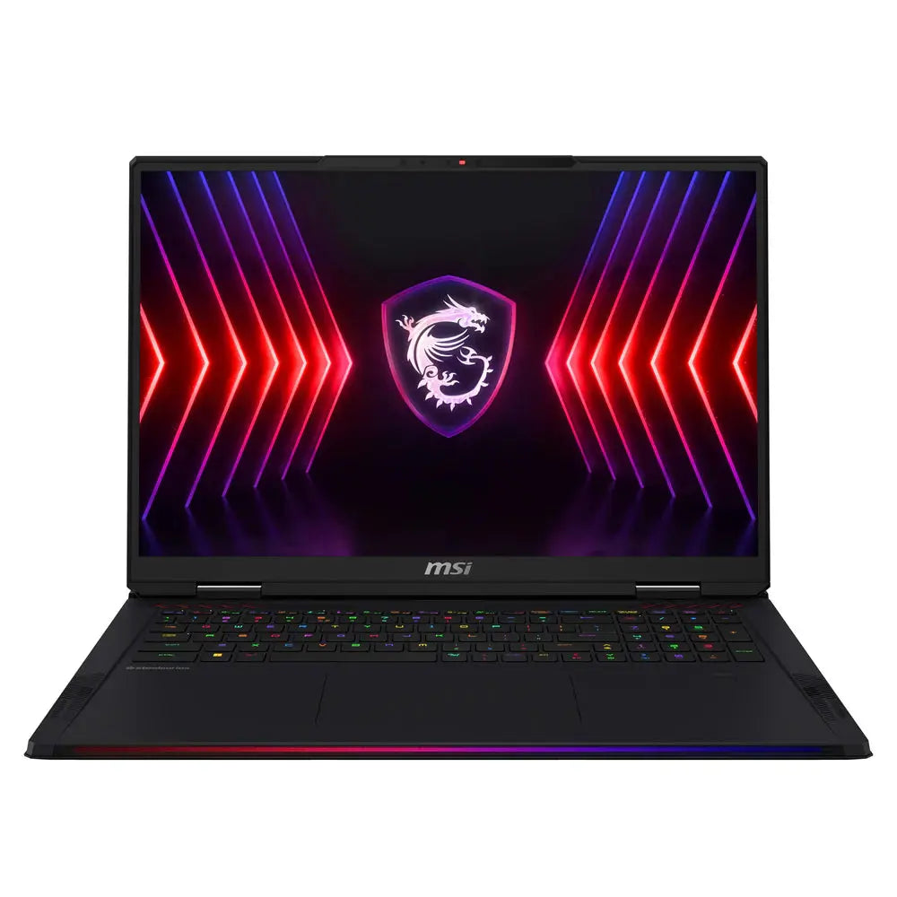 MSI Raider 18 HX A14VIG-435AE 18” UHD+ MiniLED 120Hz Laptop- Core i9-14900HX - 32GB DDR5 RAM - 2TB SSD - RTX 4090 16GB - Win 11  المتحدة للألكترونيات