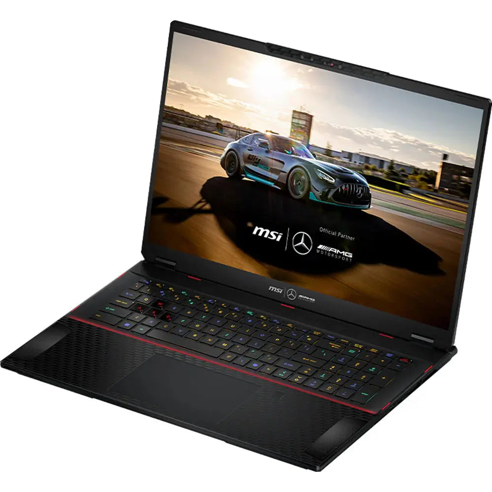 MSI Stealth 18 MercedesAMG A1VHG-073AE 18" UHD+MiniLED, 120Hz Motorsport Laptop -Core Ultra 9 185H - 32GB DDR5 RAM - 2TB SSD - RTX 4080 12GB - Win 11  المتحدة للألكترونيات