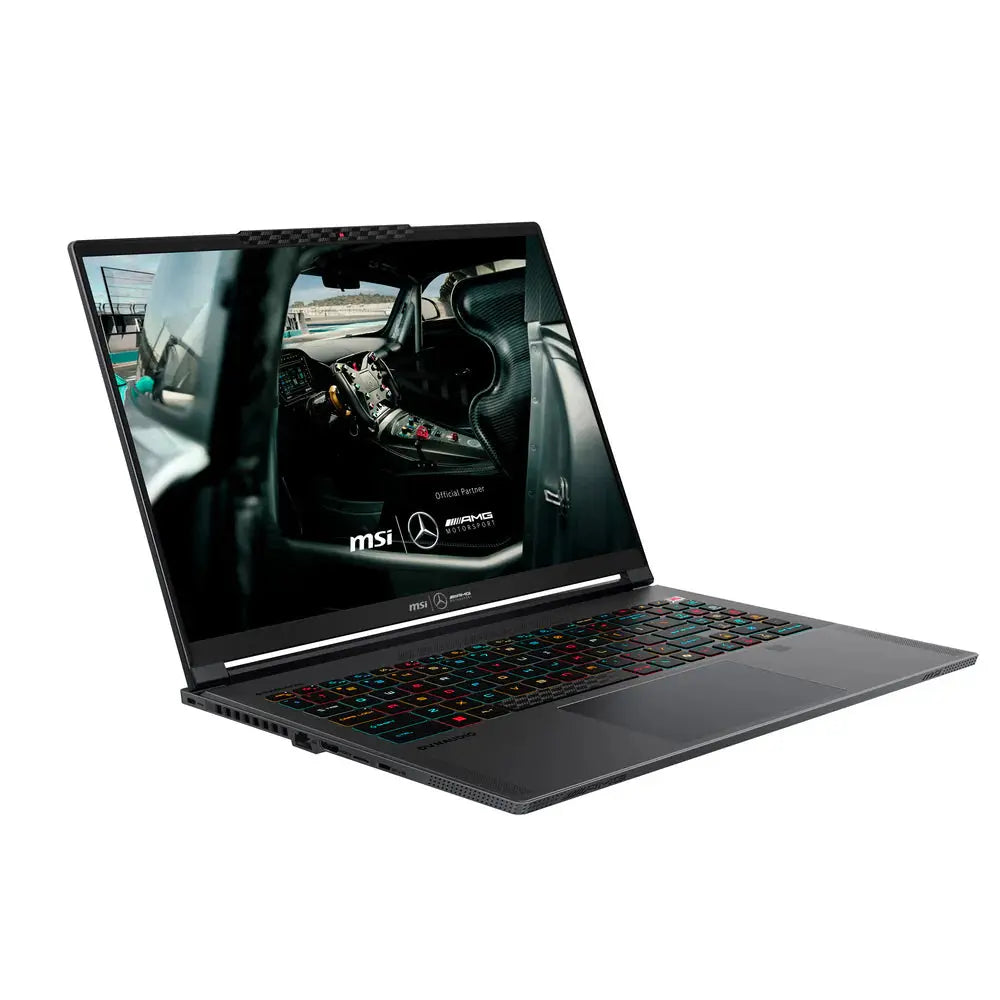 MSI Stealth 16 MercedesAMG A1VGG-280AE -040AE Laptop 16” QHD+ 2K OLED - 240Hz-Core Ultra 9 185H- 32GB LPDDR5- 2TB SSD- RTX 4070 8GB- Win11  المتحدة للألكترونيات