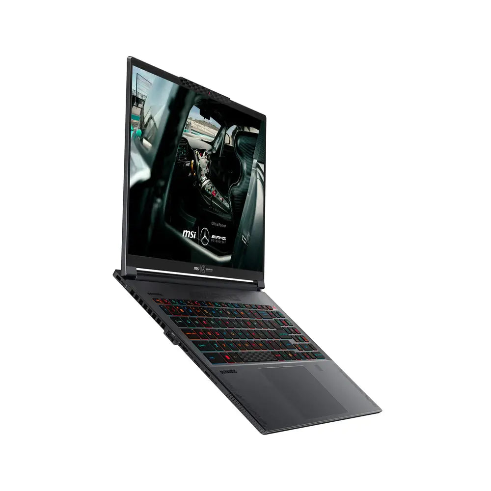 MSI Stealth 16 MercedesAMG A1VGG-280AE -040AE Laptop 16” QHD+ 2K OLED - 240Hz-Core Ultra 9 185H- 32GB LPDDR5- 2TB SSD- RTX 4070 8GB- Win11  المتحدة للألكترونيات