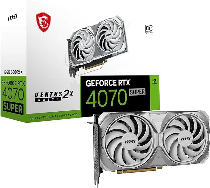 MSI Gaming RTX 4070 Super 12G white - المتحدة للألكترونيات