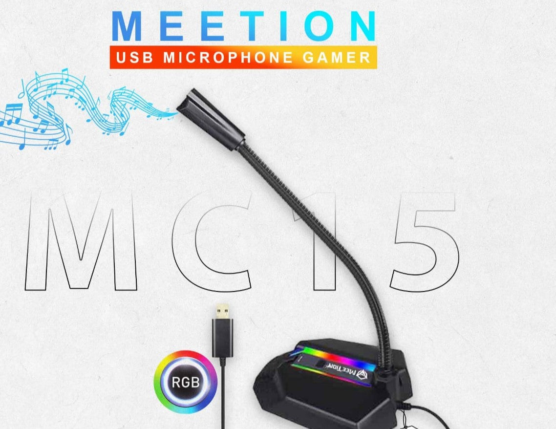 MEETION MICROPHONE GAMER USB MC15 مايك