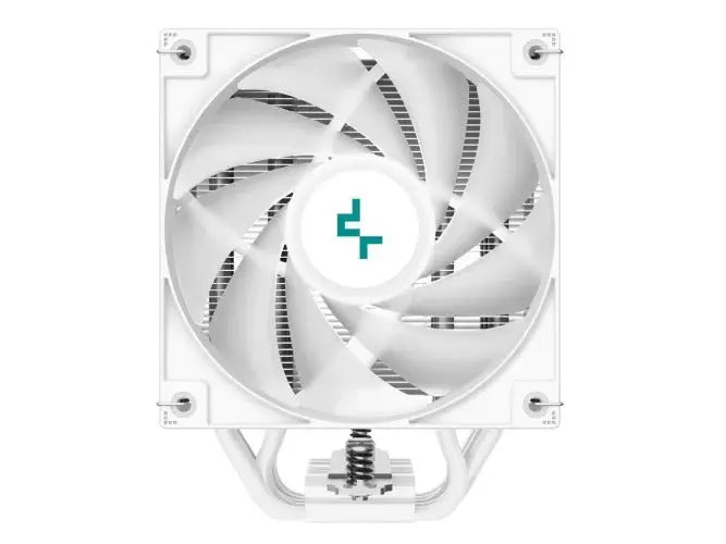 DeepCool AG500 WH ARGB Single-Tower Performance CPU Cooler, 5 Copper Heat Pipes, 120mm ARGB PWM Fan, White - المتحدة للألكترونيات