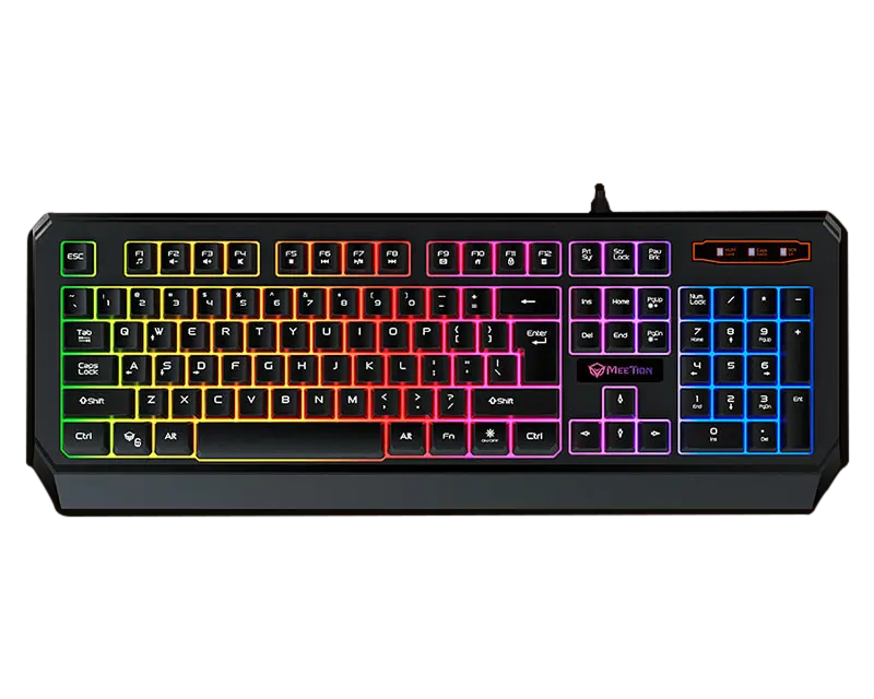 MEETION Waterproof Backlit Gaming Keyboard K9320  المتحدة للألكترونيات