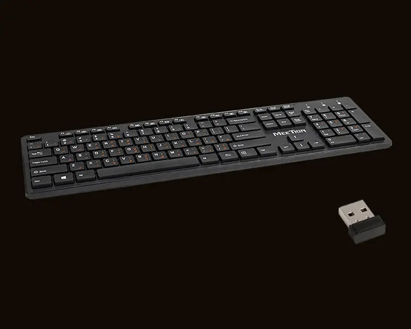 MEETION 2.4G Slim Computer Wireless Keyboard WK841  المتحدة للألكترونيات